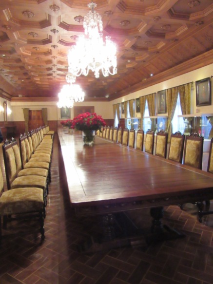 Salle à manger du Palais Présidentiel